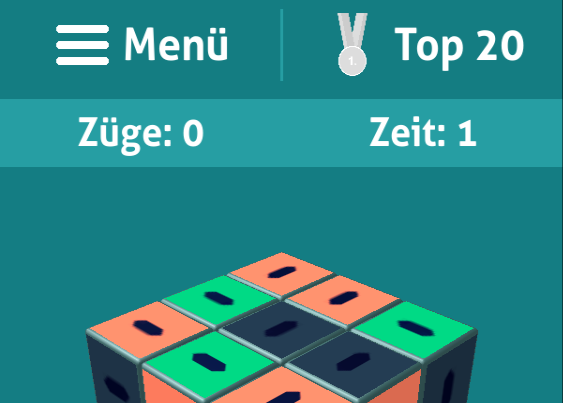 Twisted Cube jetzt gibt es die App für Android als Online Spiel